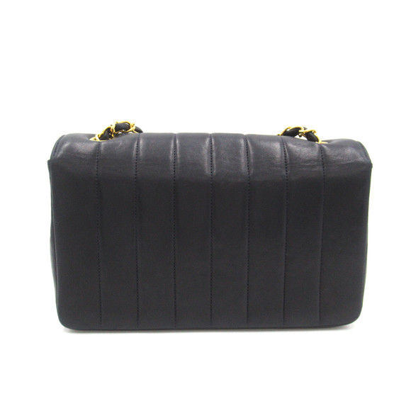 Chanel Line Shoulder Chain Navy Bag Mademoiselle - Picture 1 of 10